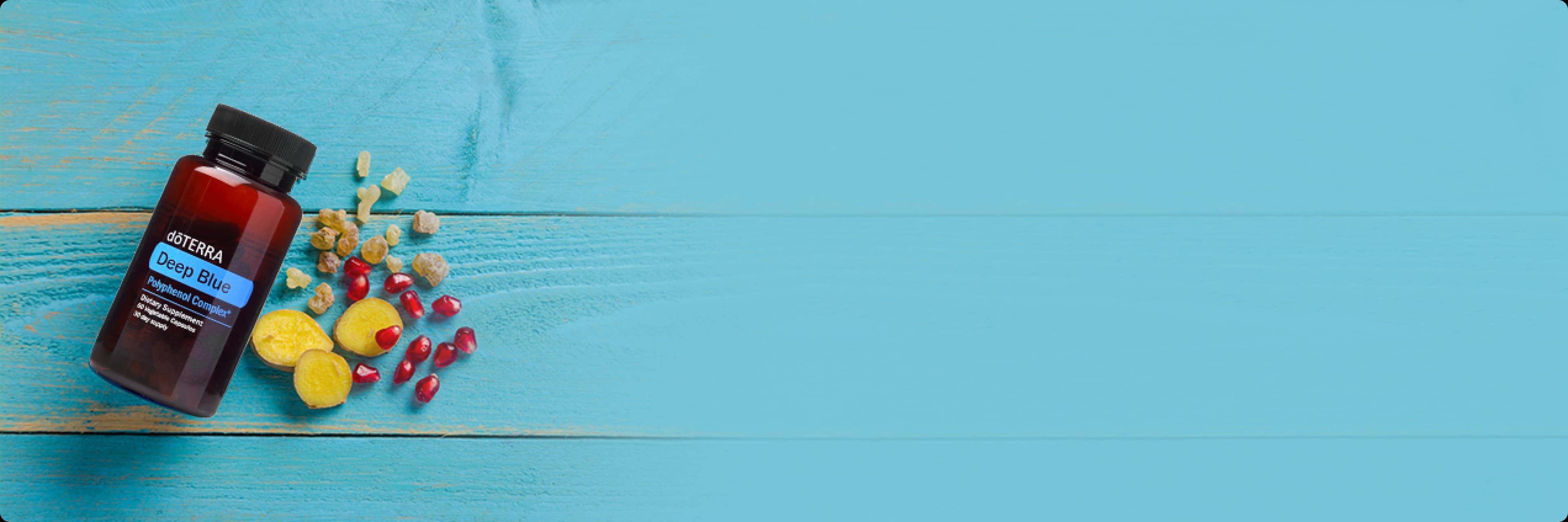 Mesajul emotional al suplimentului Deep Blue™ Polyphenol Complex